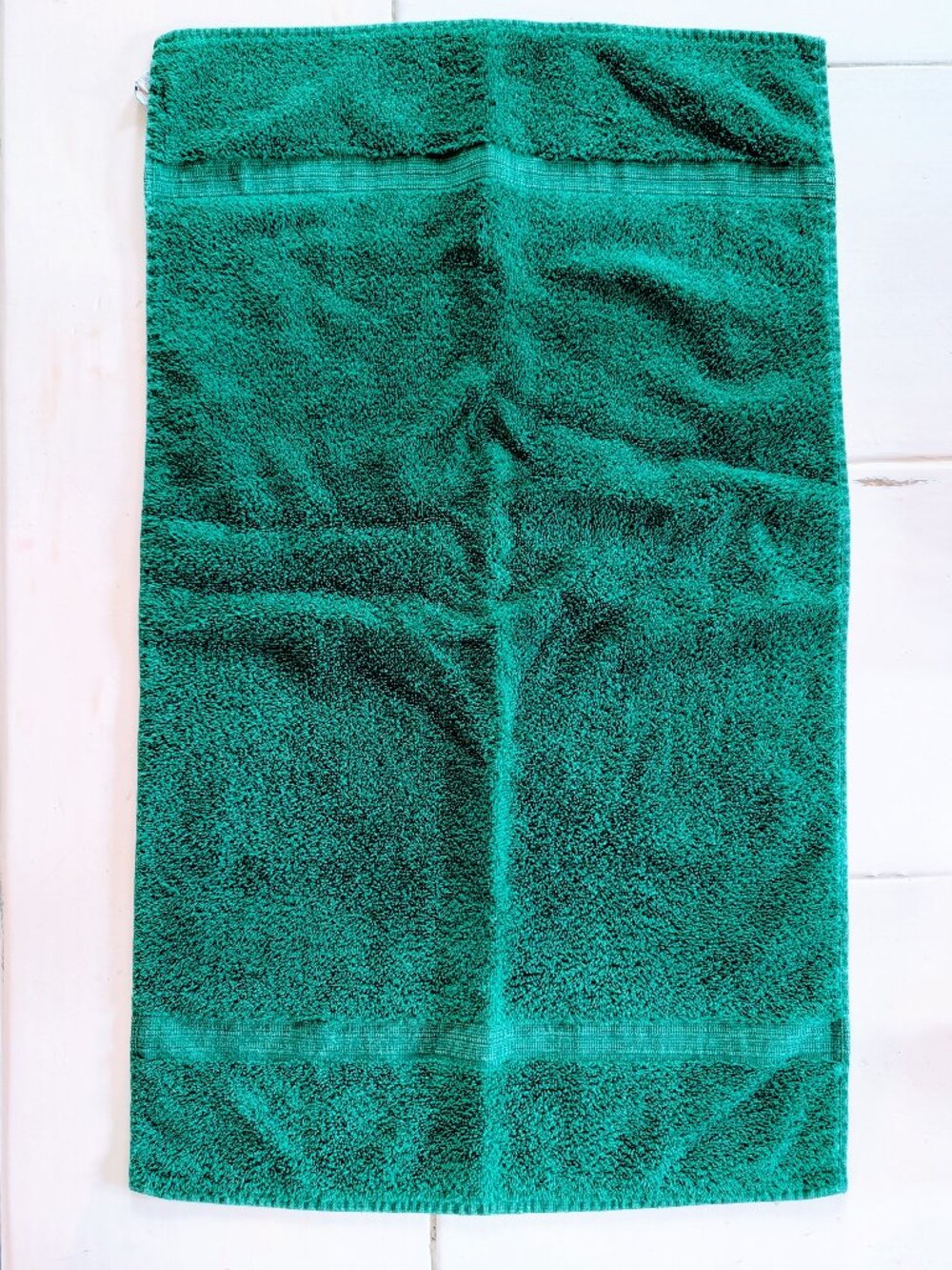 VTG Royal Family Cannon Hand Towel Deep Green 26x15 Christmas USA Holiday Retro